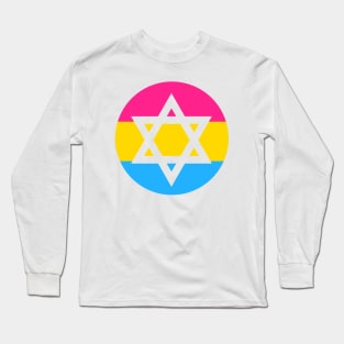 Pan Pride Star of David Long Sleeve T-Shirt